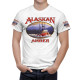 Alaskan Amber Beer White T-Shirt, Beer-2