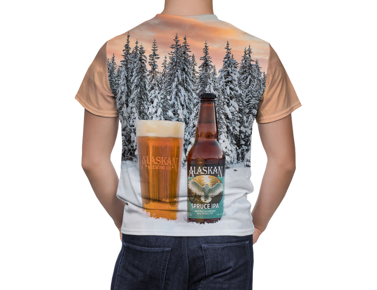 Alaskan Spruce IPA Beer T-Shirt, ALA--66