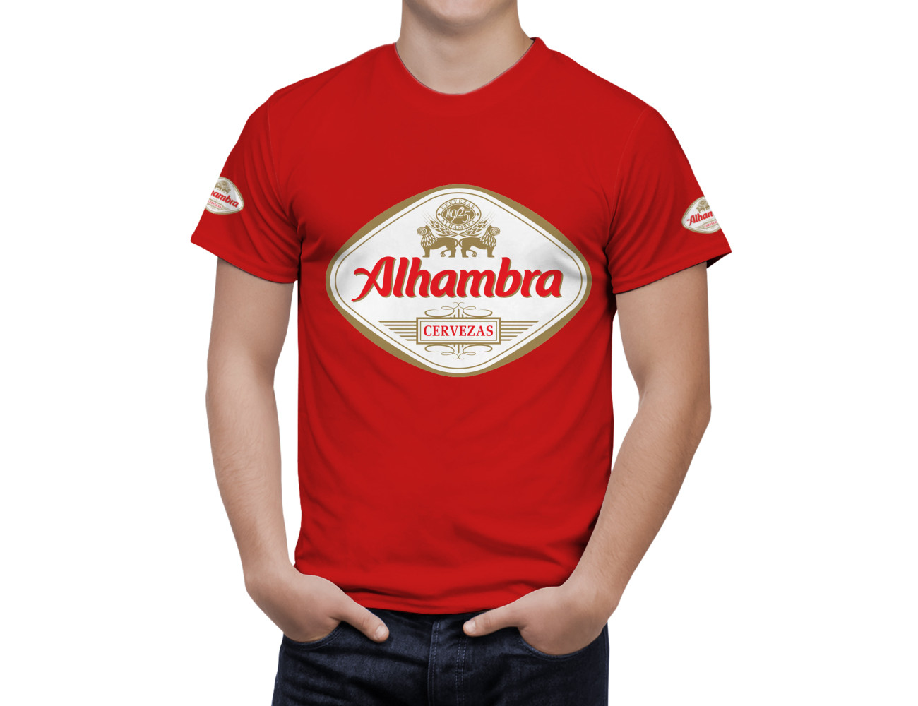 Alhambra Cervezas Beer T-Shirt, Beer-3