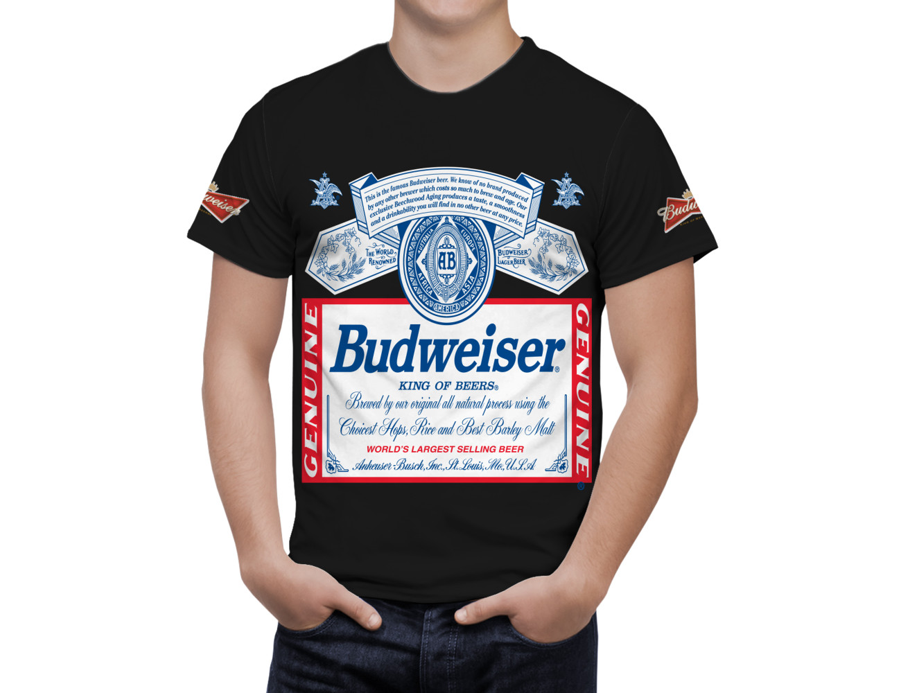 Budweiser Beer T-Shirt, BUDW-52