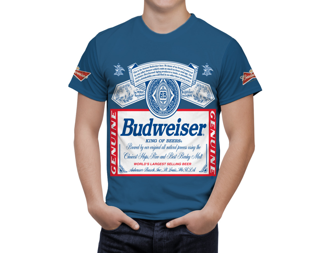 Budweiser Beer T-Shirt, BUDW-52