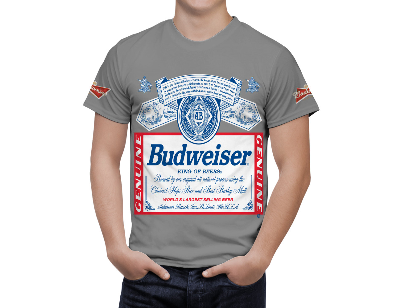 Budweiser Beer T-Shirt, BUDW-52