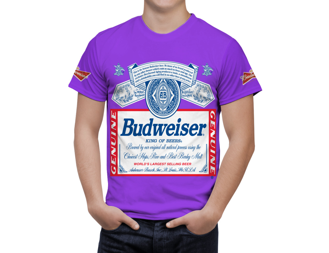 Budweiser Beer T-Shirt, BUDW-52