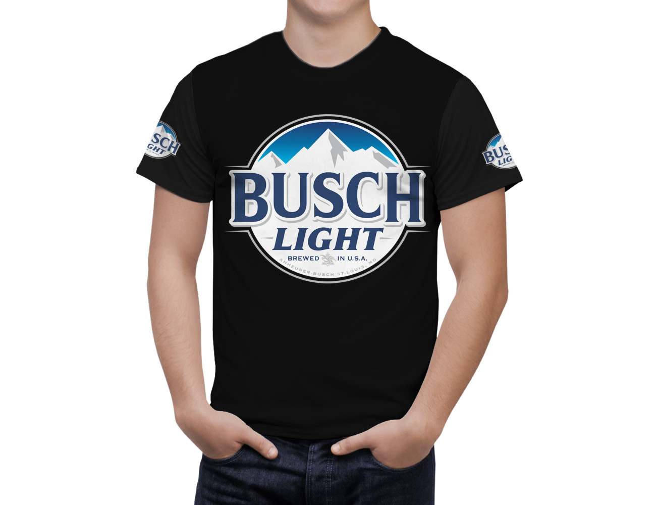 Busch Light Beer T-Shirt, BUSC-021