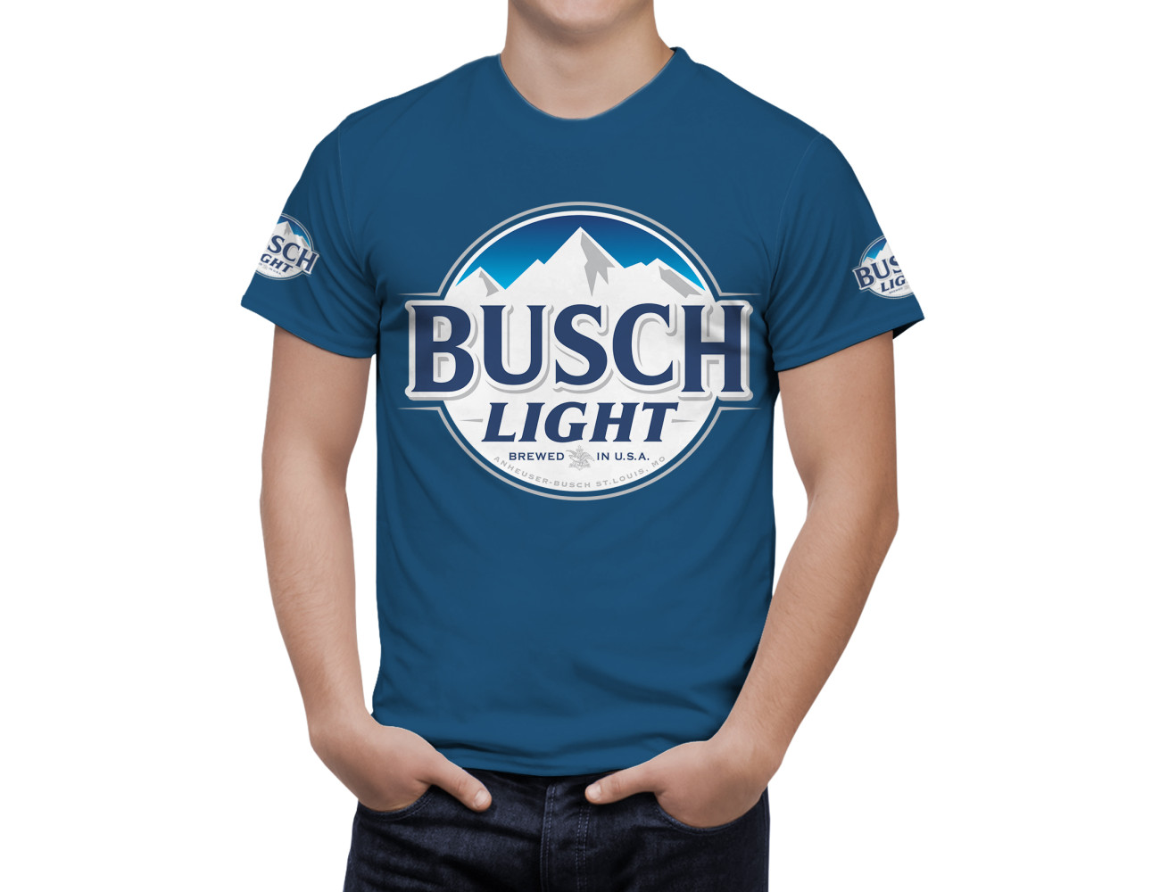 Busch Light Beer T-Shirt, BUSC-021