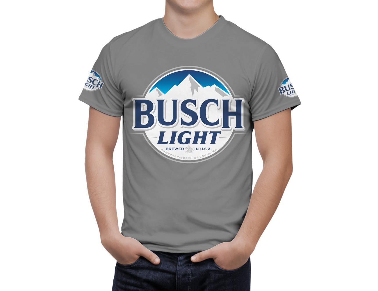 Busch Light Beer T-Shirt, BUSC-021