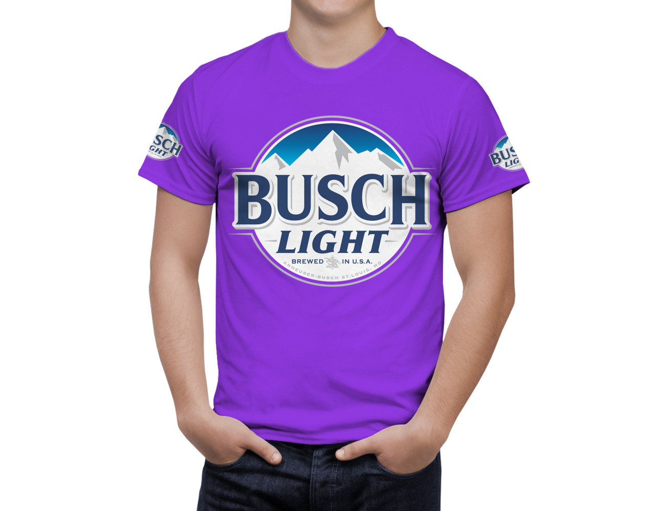 Busch Light Beer T-Shirt, BUSC-021