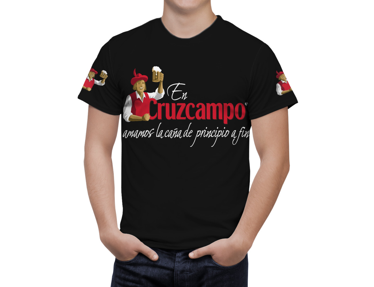 Cruzcampo Beer T-Shirt, CRUZ-41