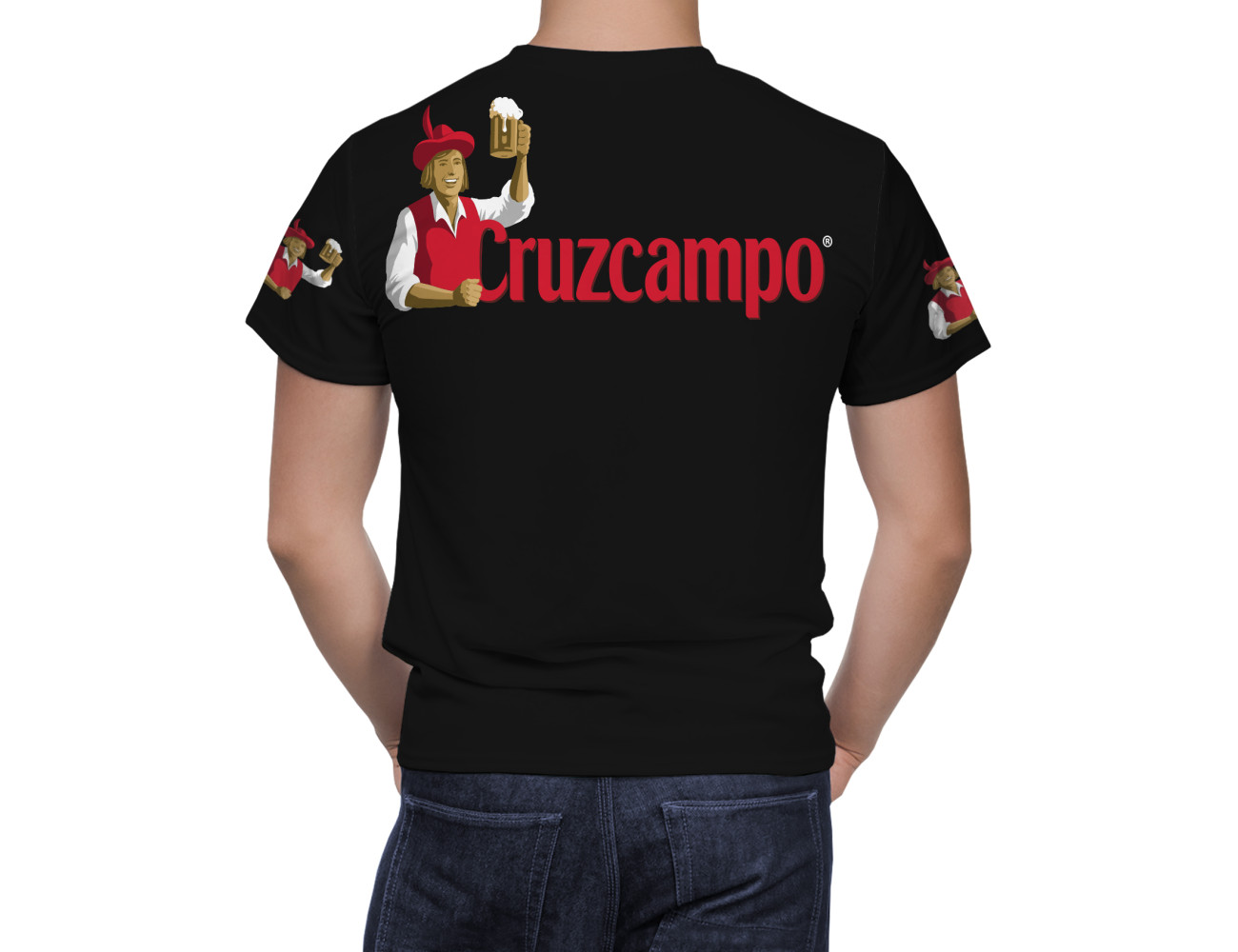 Cruzcampo Beer T-Shirt, CRUZ-41