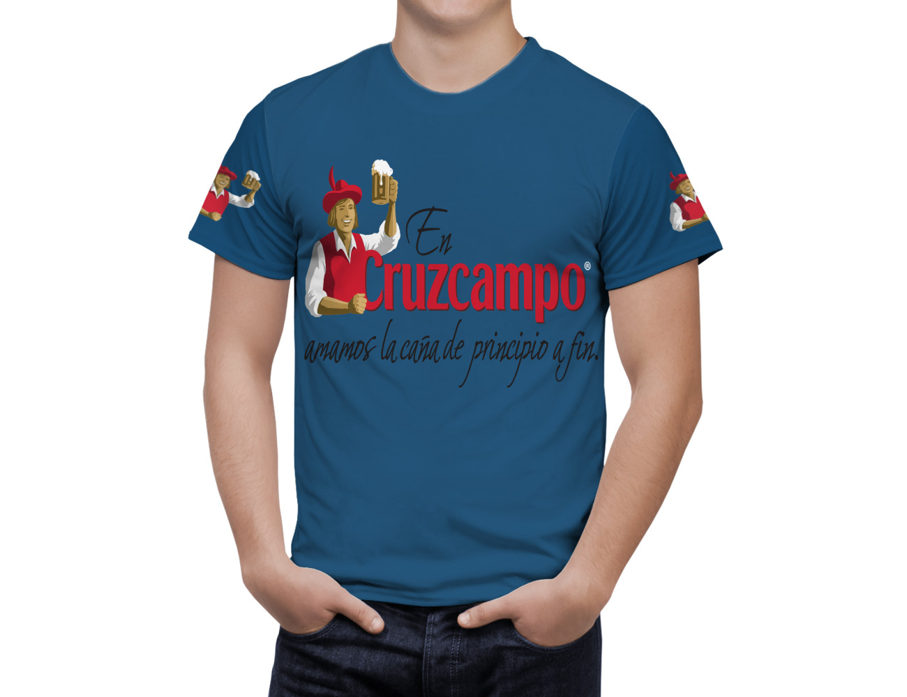 Cruzcampo Beer T-Shirt, CRUZ-41