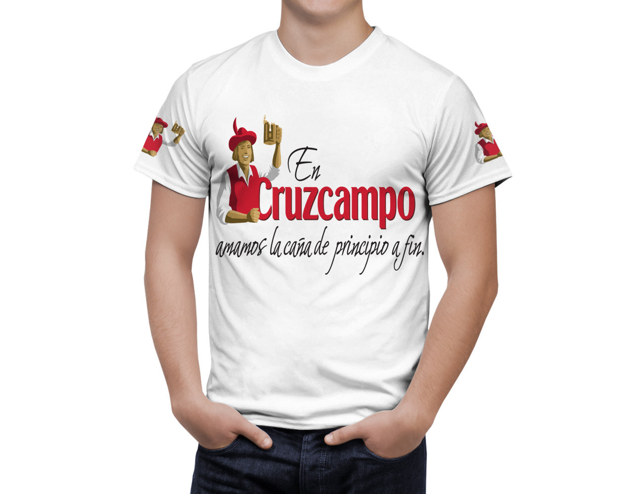 Cruzcampo Beer T-Shirt, CRUZ-41