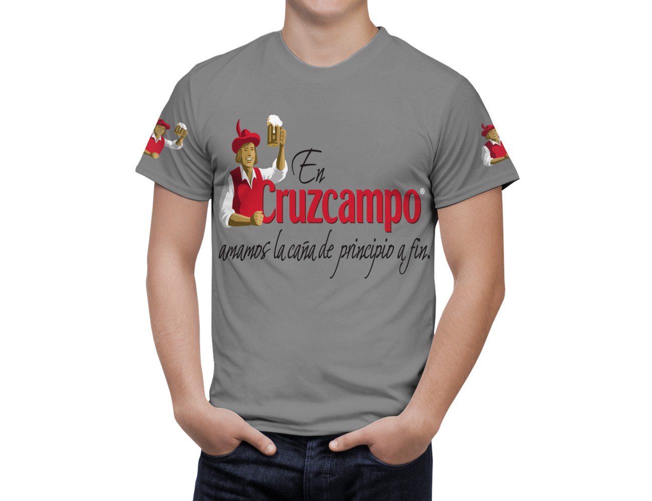 Cruzcampo Beer T-Shirt, CRUZ-41