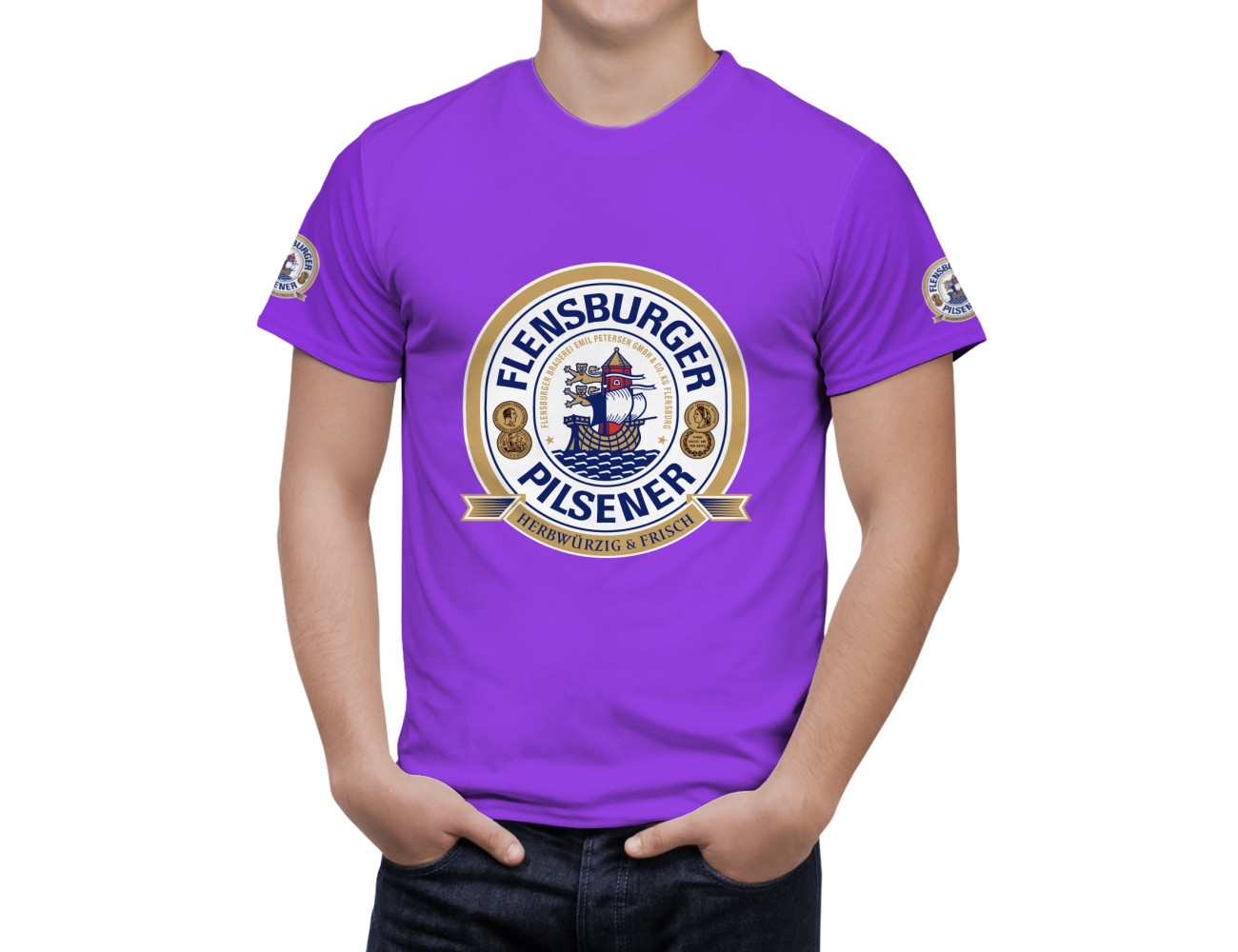 Flensburger Pilsener Beer T-Shirt, FLEn-95