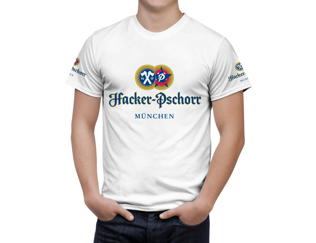 Hacker Pschorr Beer T-Shirt, HACK-85