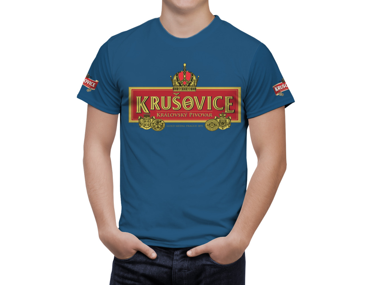 Krusovice Beer T-Shirt, KRUS-345