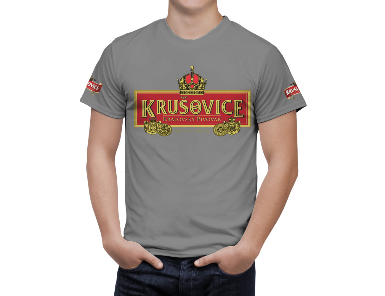 Krusovice Beer T-Shirt, KRUS-345