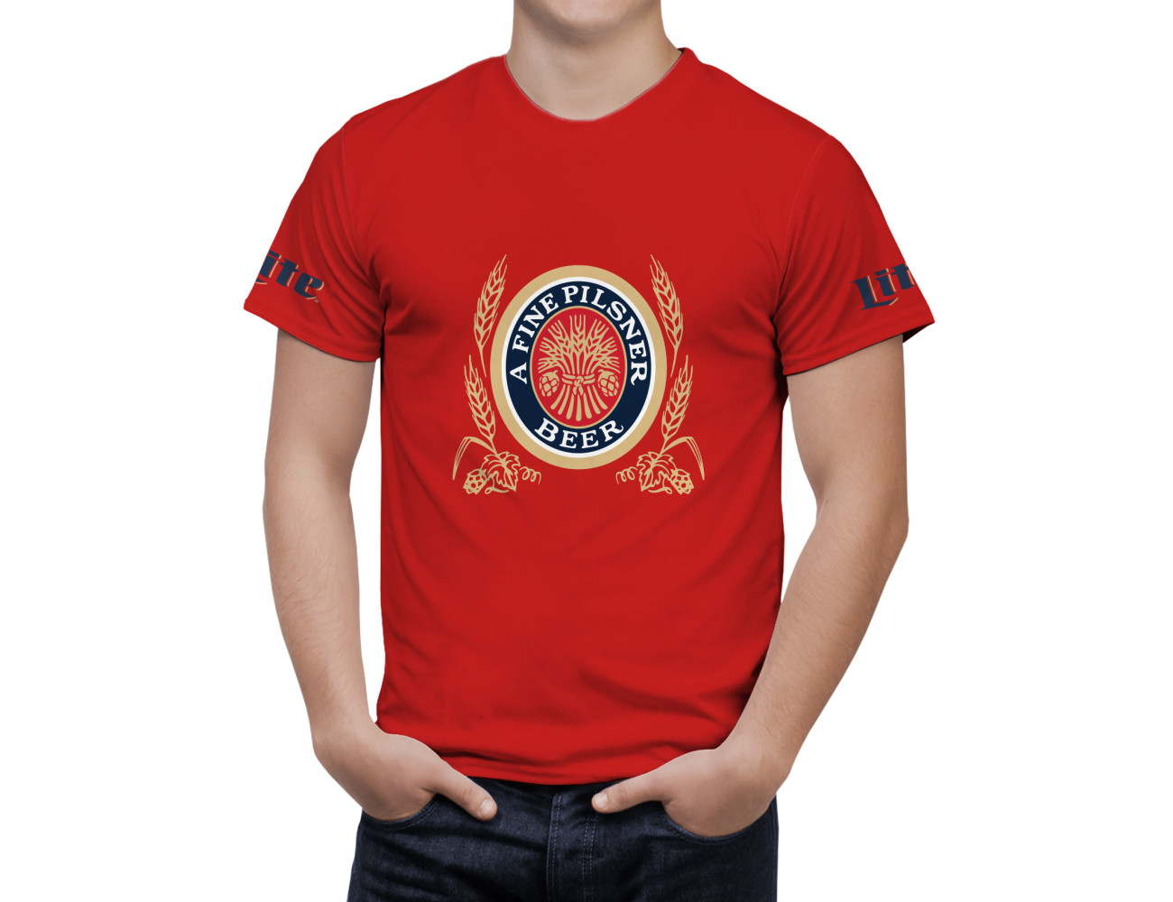 Miller Lite Beer T-Shirt, MILLE-93