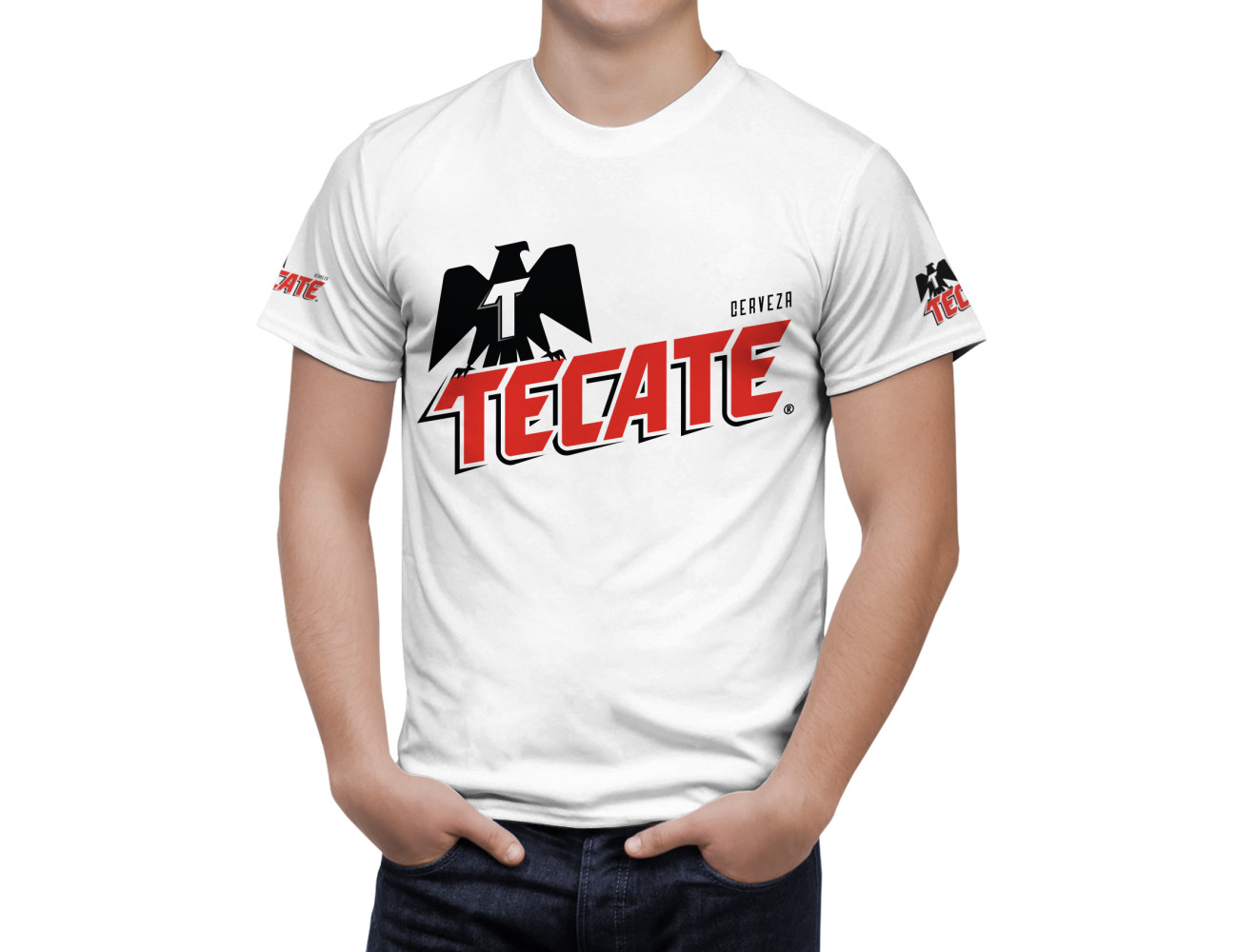 Tecate Beer T-Shirt, TE--30