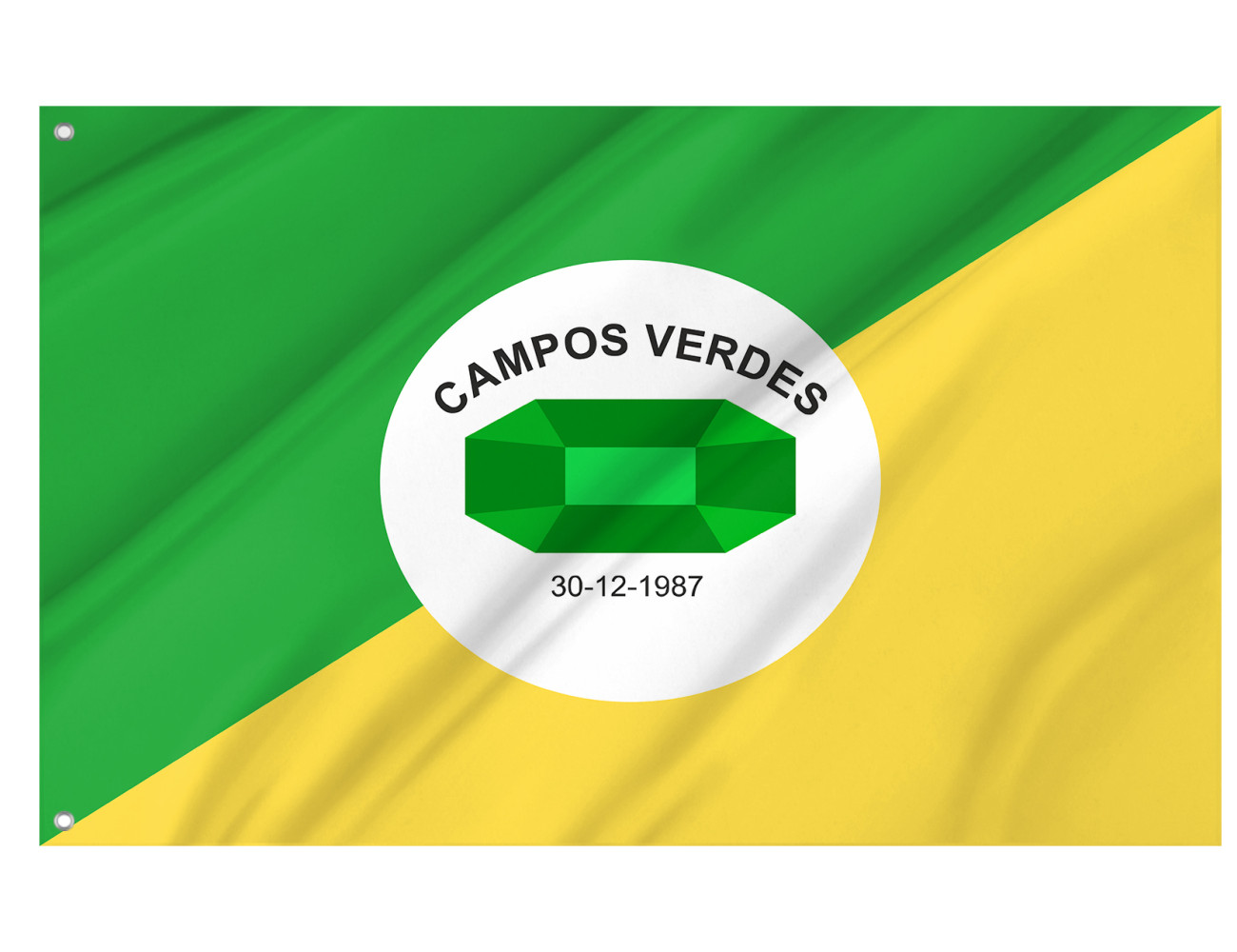 Campos Verdes, Goiás Outdoor Quality Flag