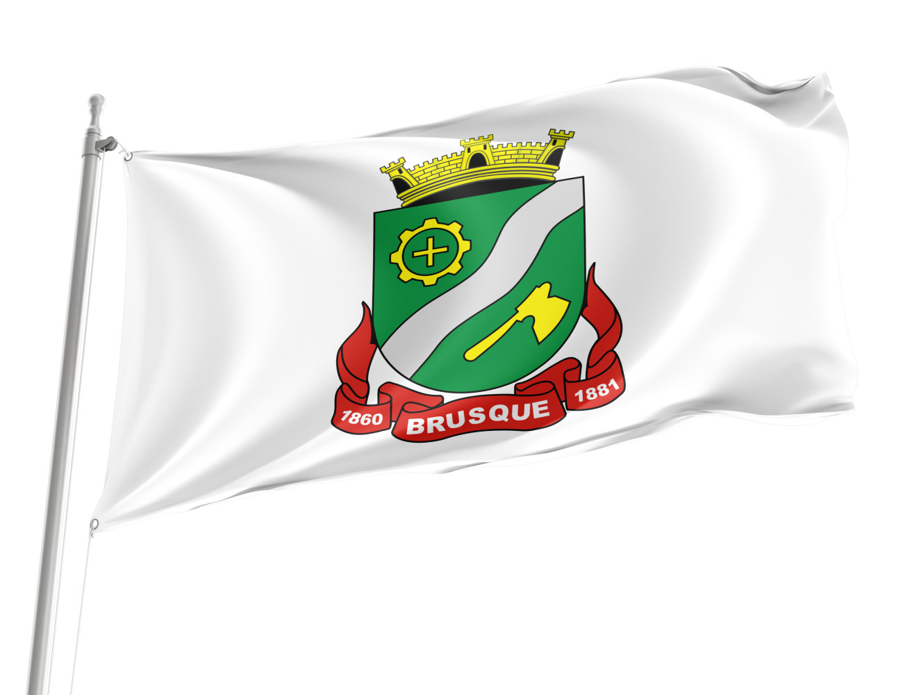 Brusque City, Santa Catarina Outdoor Quality Flag