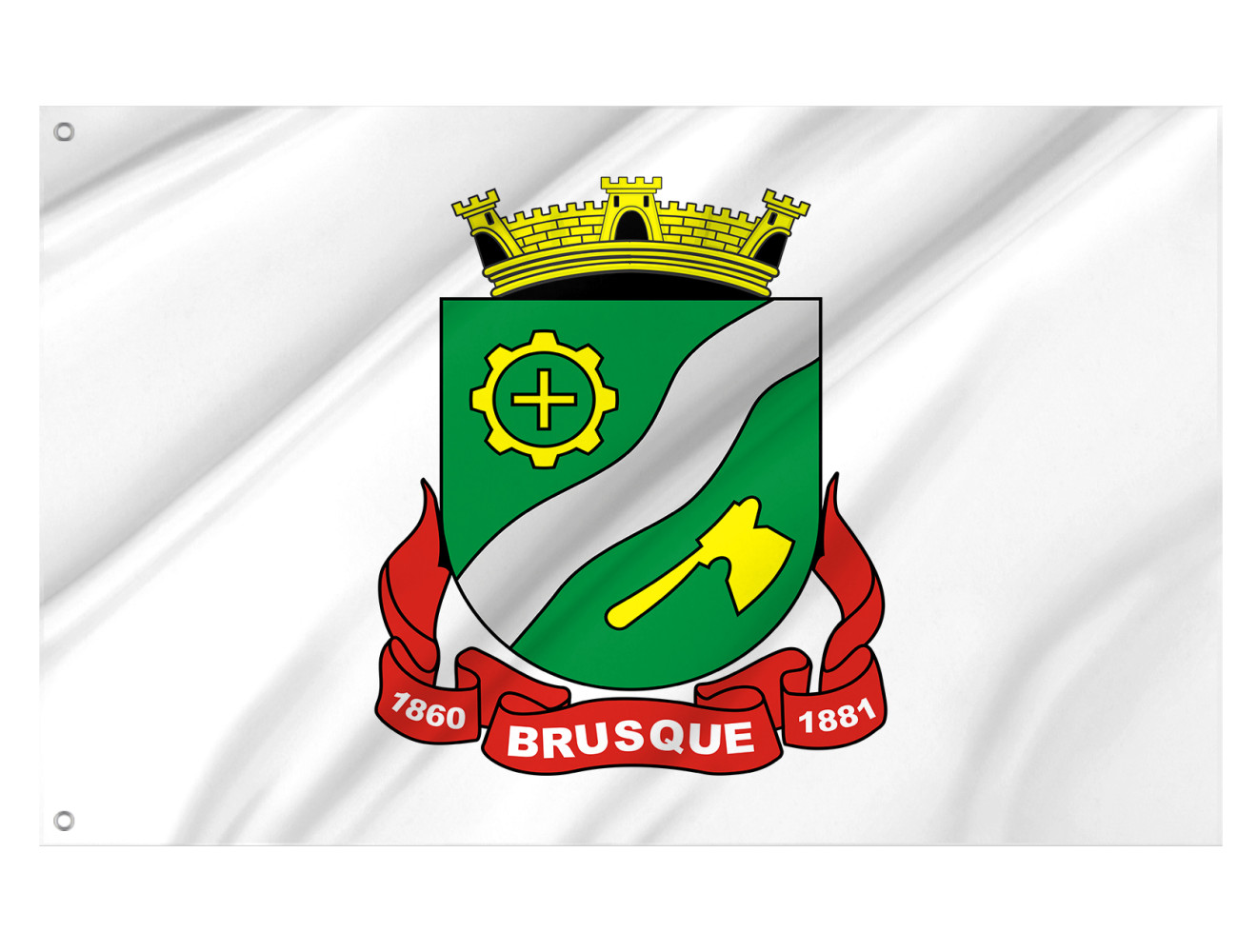 Brusque City, Santa Catarina Outdoor Quality Flag