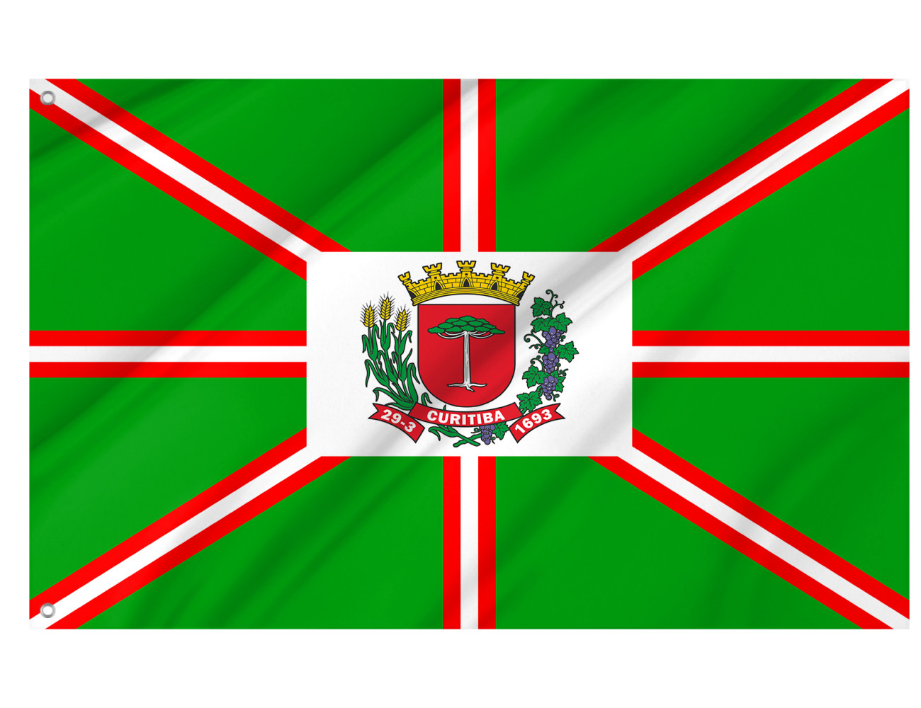 Curitiba, Paraná Outdoor Quality Flag Curitiba, Paraná Outdoor Quality Flag