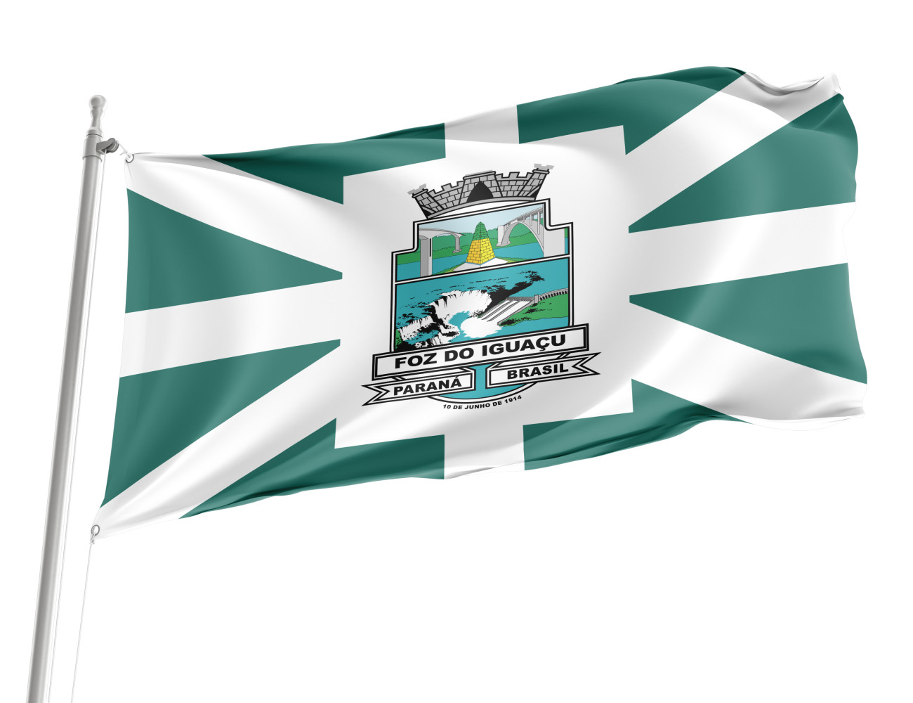Foz Do Iguacu Outdoor Quality Flag Foz Do Iguacu Outdoor Quality Flag
