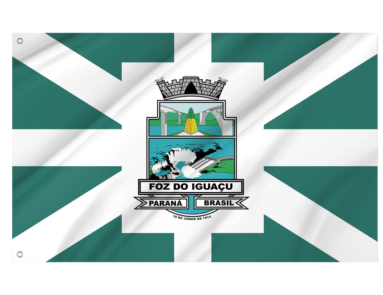 Foz Do Iguacu Outdoor Quality Flag Foz Do Iguacu Outdoor Quality Flag