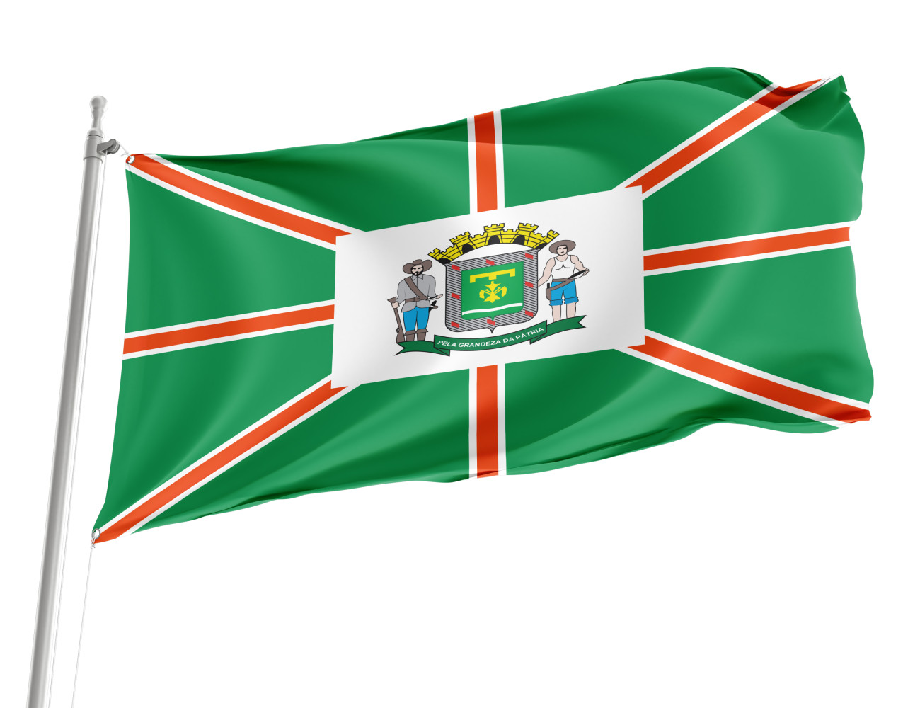 Goiânia, Goiás Outdoor Quality Flag