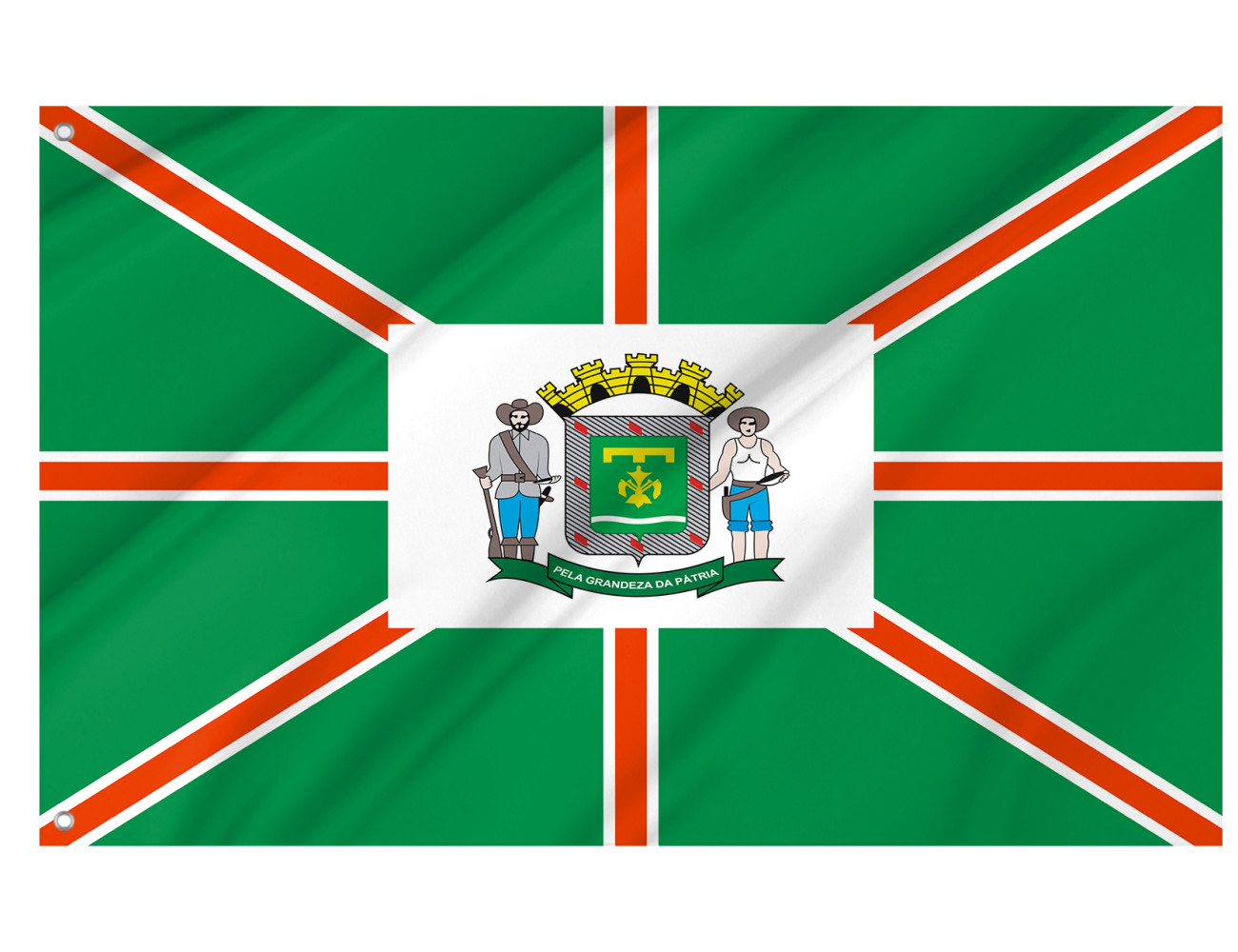 Goiânia, Goiás Outdoor Quality Flag