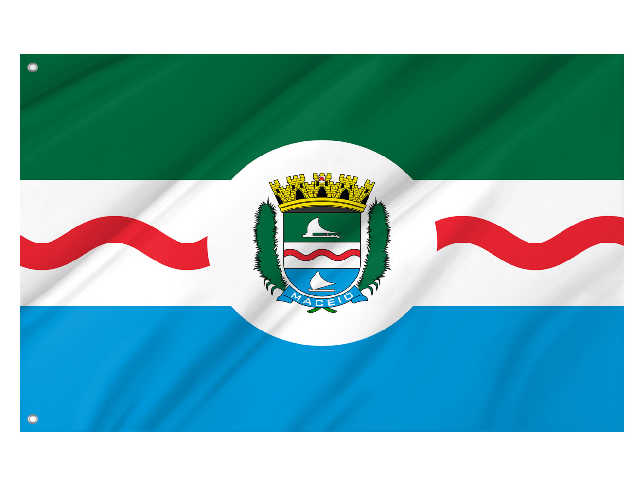 Maceió, State Alagoas Outdoor Quality Flag Maceió, State Alagoas Outdoor Quality Flag