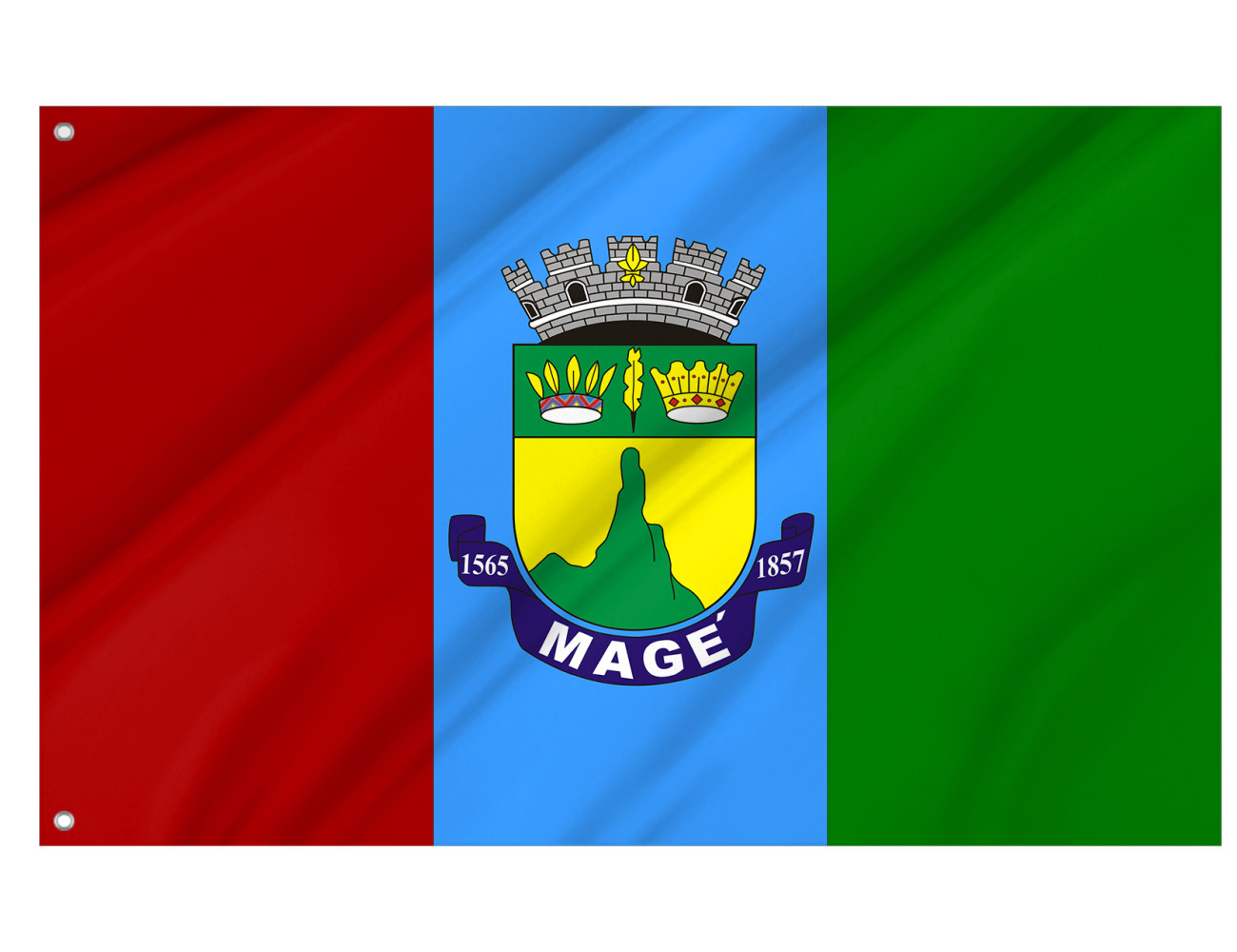 Magé, State Rio de Janeiro Outdoor Quality Flag