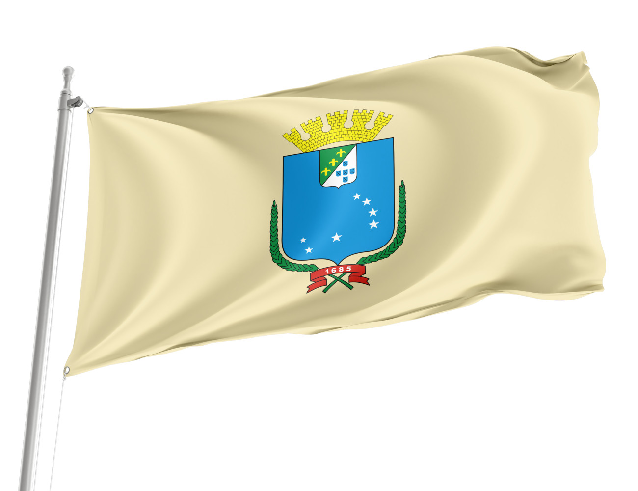 Maranhão's São Luís City Outdoor Quality Flag Maranhão's São Luís City Outdoor Quality Flag