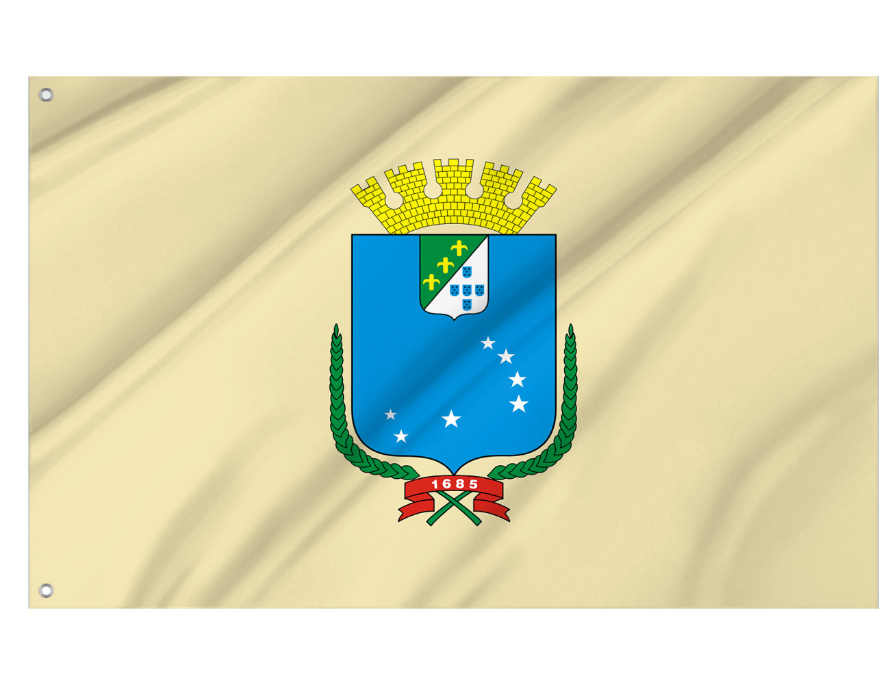Maranhão's São Luís City Outdoor Quality Flag Maranhão's São Luís City Outdoor Quality Flag