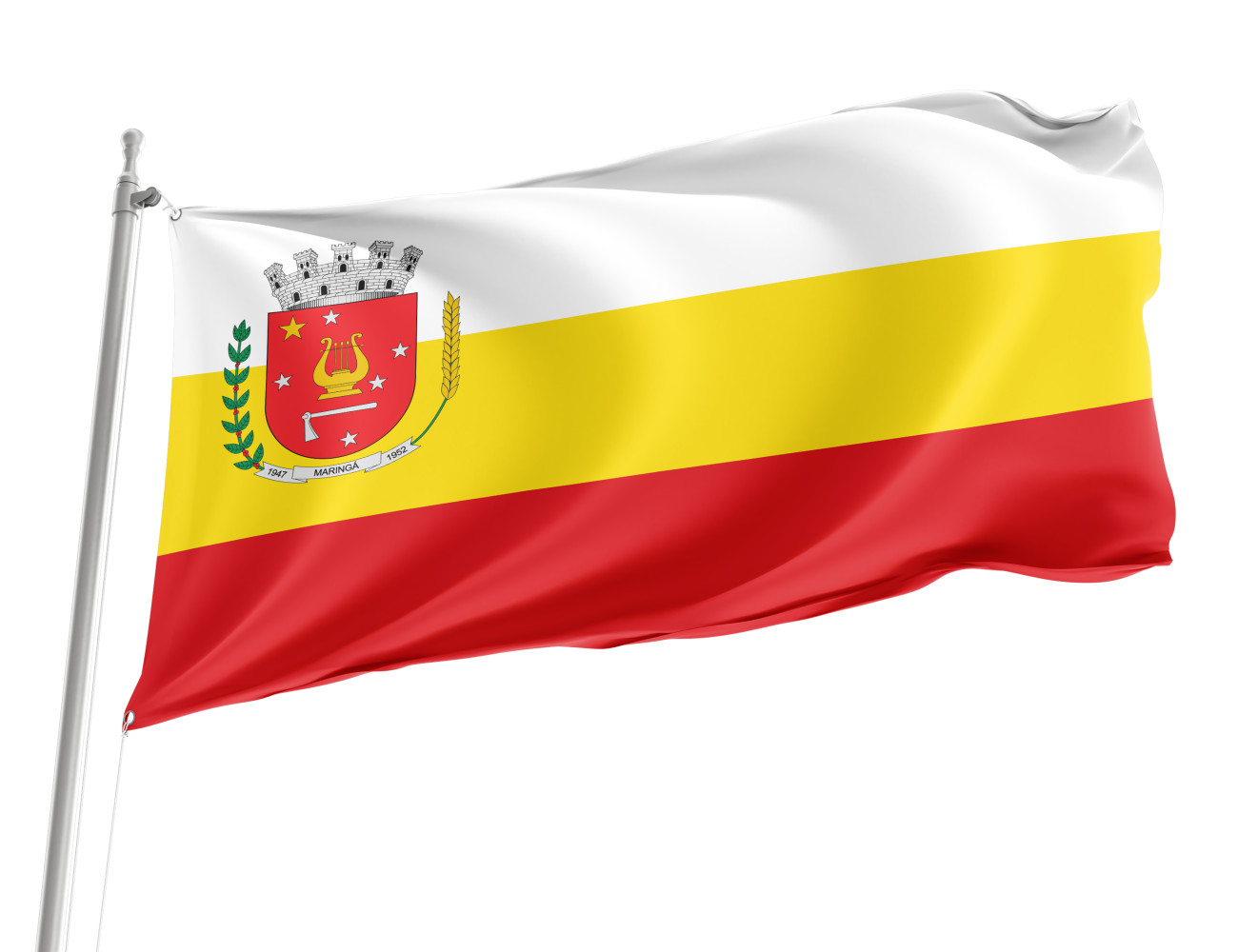 Maringá, State Paraná Outdoor Quality Flag Maringá, State Paraná Outdoor Quality Flag