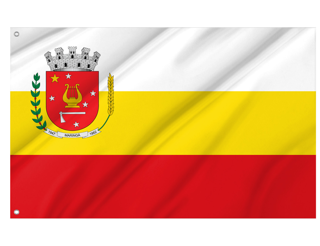 Maringá, State Paraná Outdoor Quality Flag Maringá, State Paraná Outdoor Quality Flag