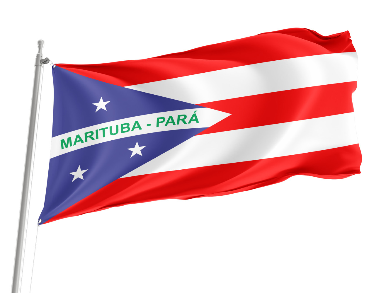 Marituba , State Pará Outdoor Quality Flag Marituba , State Pará Outdoor Quality Flag