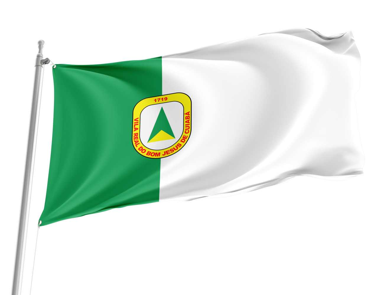 Mato Grosso's city Cuiabá Outdoor Quality Flag