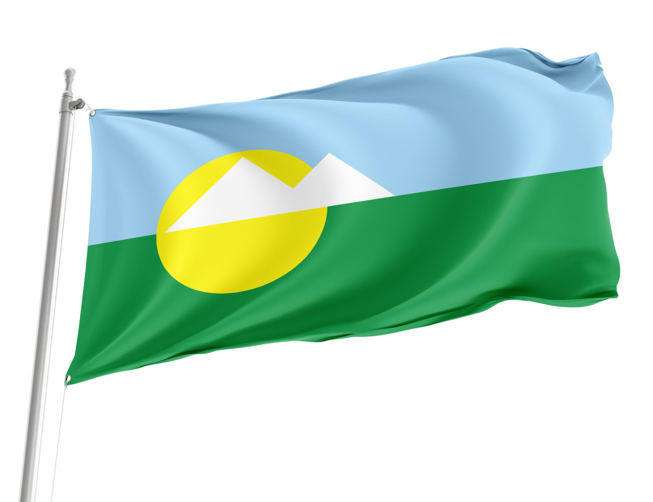 Minas Gerais's City Montes Claros Outdoor Quality Flag Minas Gerais's City Montes Claros Outdoor Quality Flag