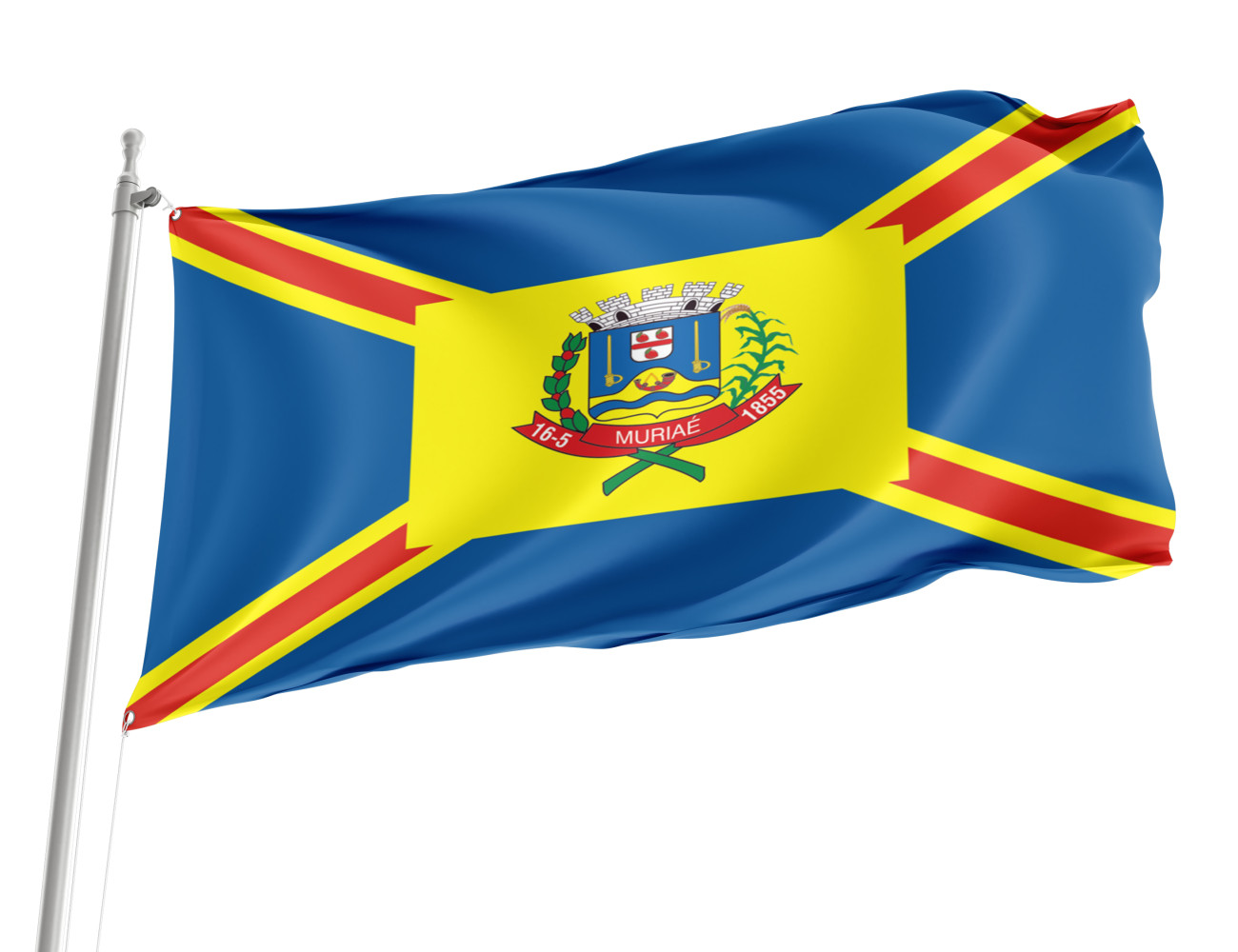 Muriaé, Minas Gerais Outdoor Quality Flag Muriaé, Minas Gerais Outdoor Quality Flag