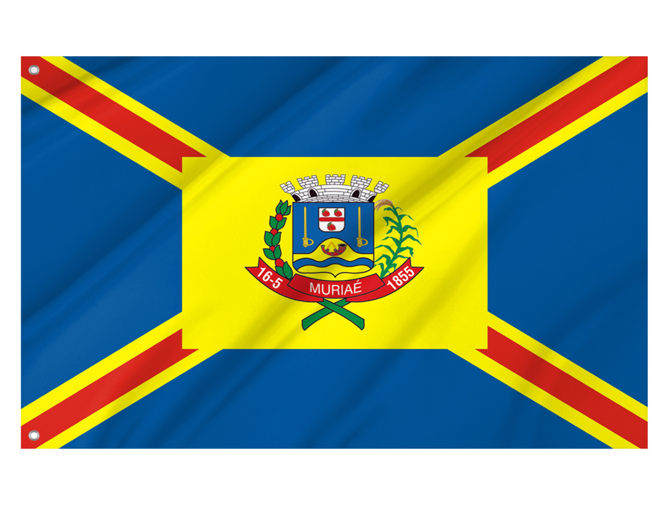 Muriaé, Minas Gerais Outdoor Quality Flag Muriaé, Minas Gerais Outdoor Quality Flag
