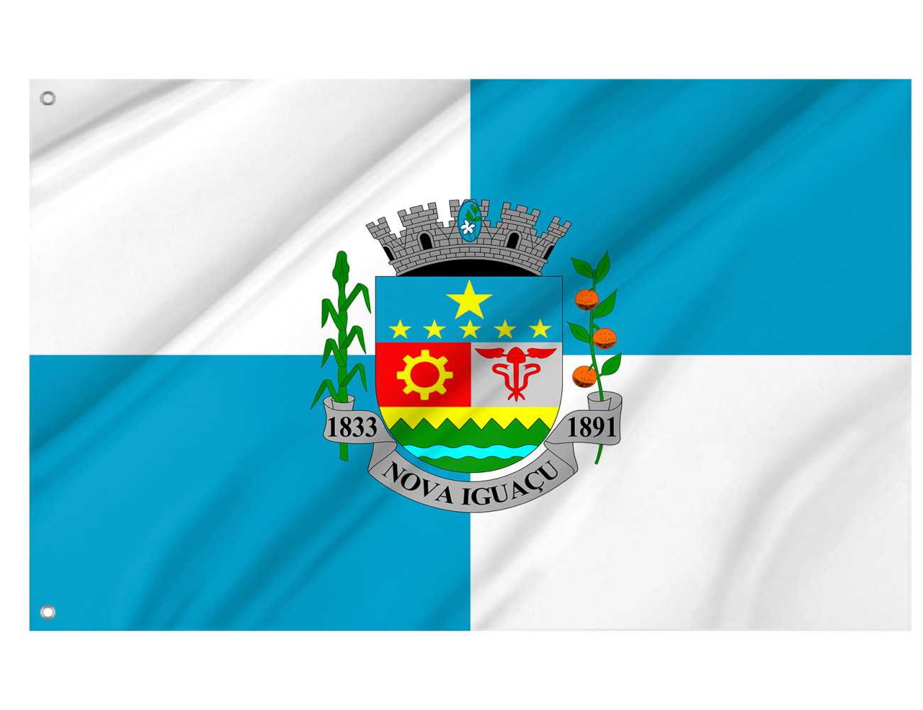 Nova Iguaçu Outdoor Quality Flag Nova Iguaçu Outdoor Quality Flag