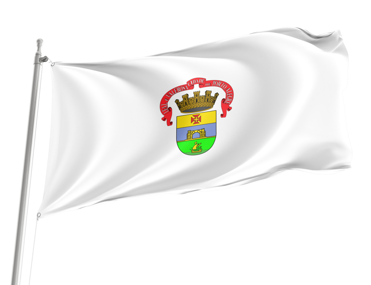 Porto Alegre, Rio Grande do Sul Outdoor Quality Flag