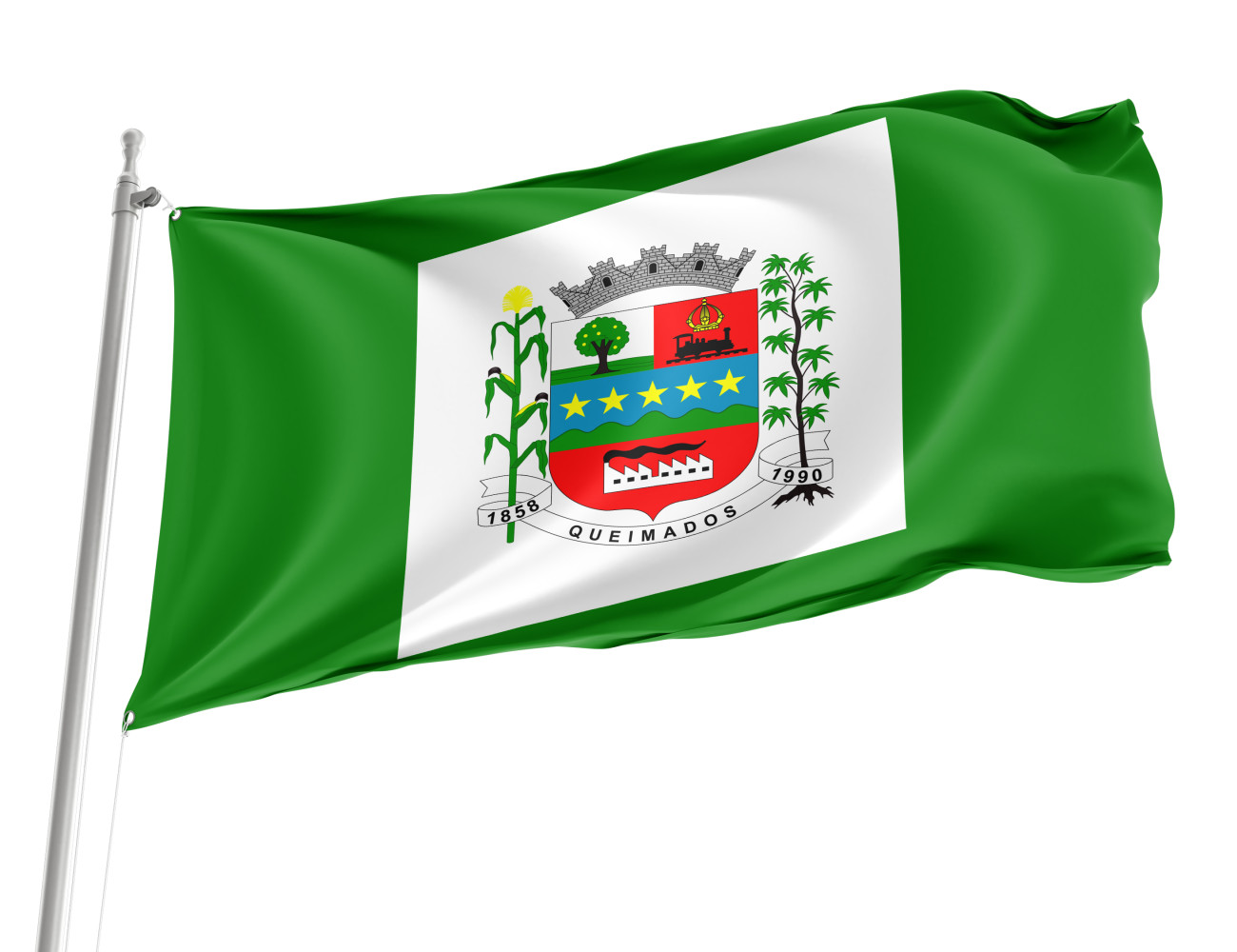 Queimados, Rio de Janeiro Outdoor Quality Flag