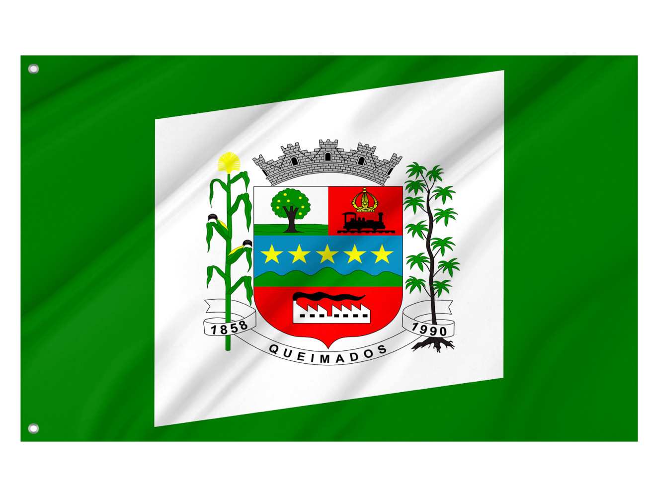 Queimados, Rio de Janeiro Outdoor Quality Flag