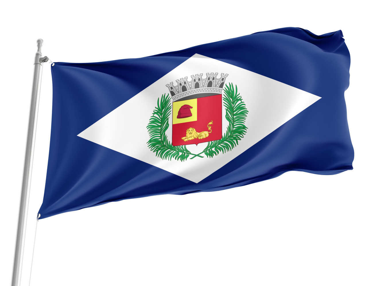 Rio Claro, Sao Paulo Outdoor Quality Flag
