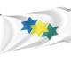 Rondônia's city Ji Paraná Outdoor Quality Flag