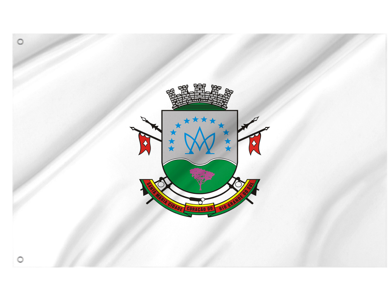 Santa Maria, Rio Grande do Sul Outdoor Quality Flag Santa Maria, Rio Grande do Sul Outdoor Quality Flag