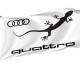 Audi Quattro White Outdoor Quality Flag