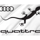 Audi Quattro White Outdoor Quality Flag